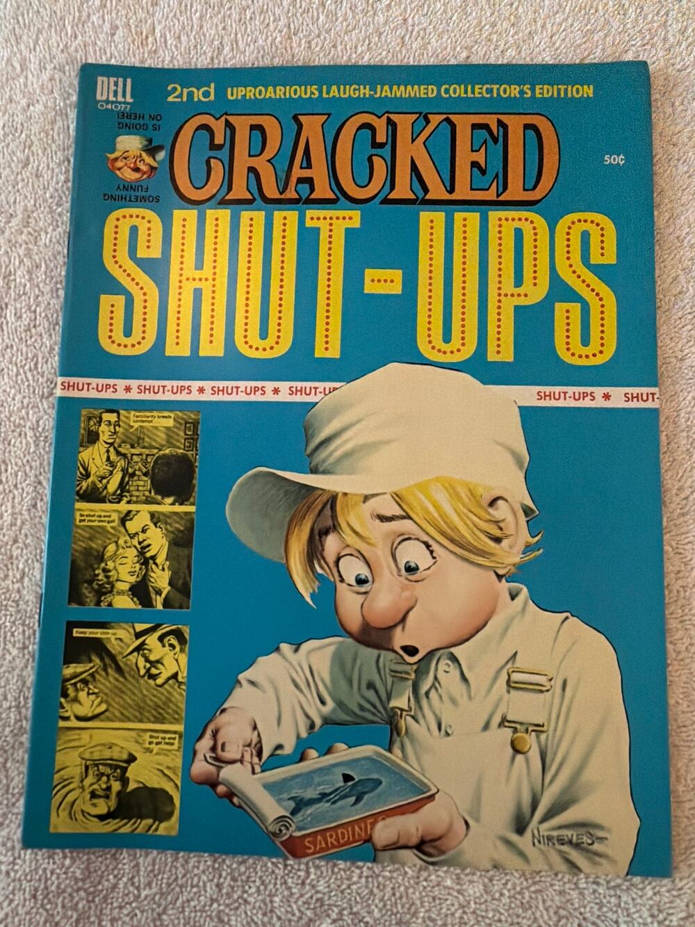 CRACKED SHUT-UPS # 2 1972 Vintage JOHN SEVERIN CHARLES RODRIGUEZ COMICS Dell